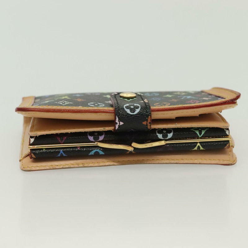 【日本直送】路易威登 多色 Portefeuille Viennois 皮夾黑色 M92988 正品 134906-4
