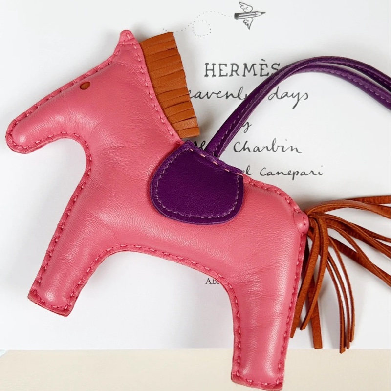 Hermes Rodeo MM 誰家的🐎 超可愛中號唷 💟 小馬吊飾-0