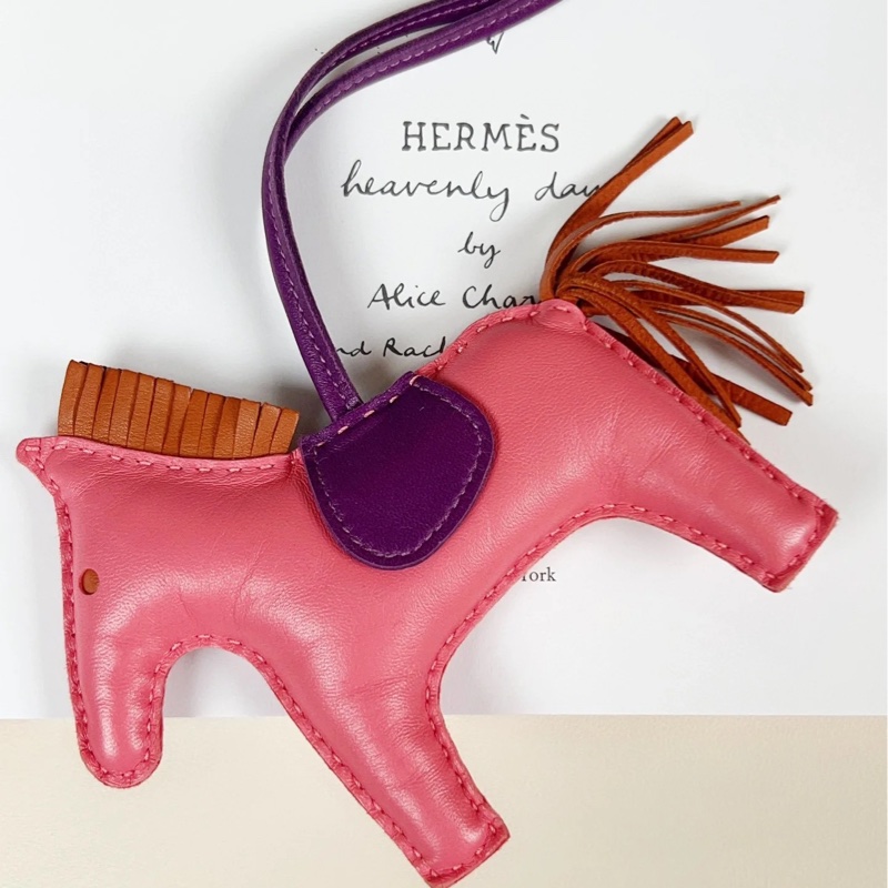 Hermes Rodeo MM 誰家的🐎 超可愛中號唷 💟 小馬吊飾-2