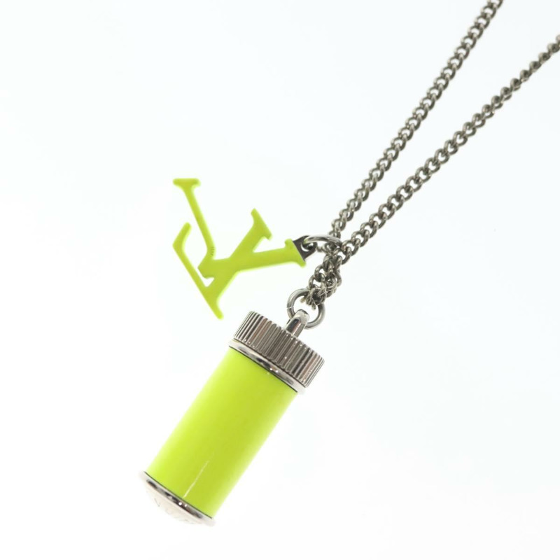 【日本直送】LOUIS VUITTON Collier LV Fluo 項鍊金屬黃銀色 MP2143 LV 授權 137309-13