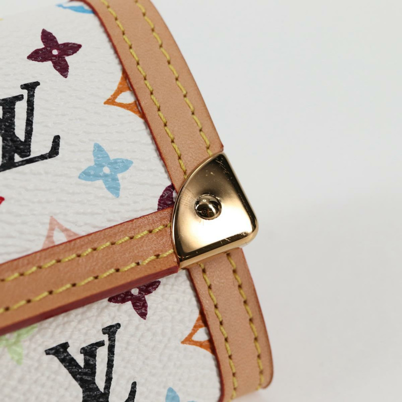 【日本直送】路易威登 多色 Porte Monnaie Pla 皮夾白色 M92657 正品 134887V-7