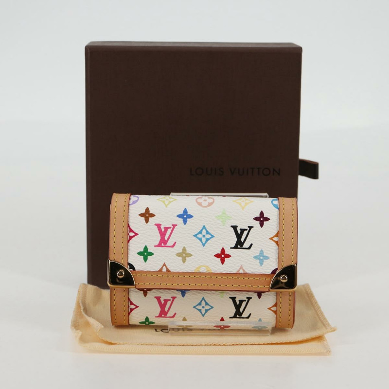 【日本直送】路易威登 多色 Porte Monnaie Pla 皮夾白色 M92657 正品 134887V-11