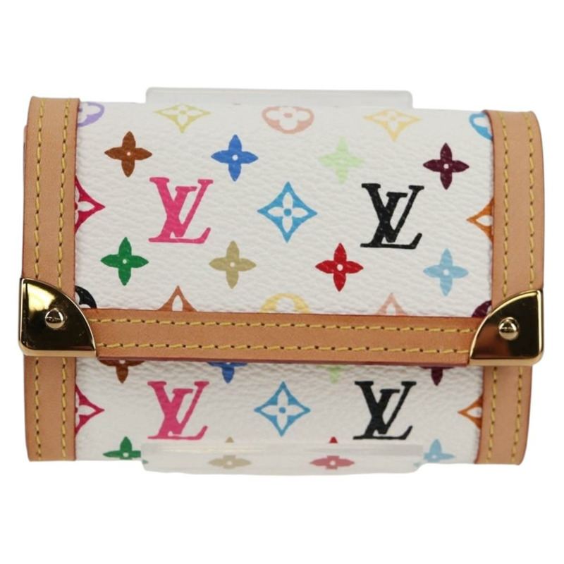 【日本直送】路易威登 多色 Porte Monnaie Pla 皮夾白色 M92657 正品 134887V-12