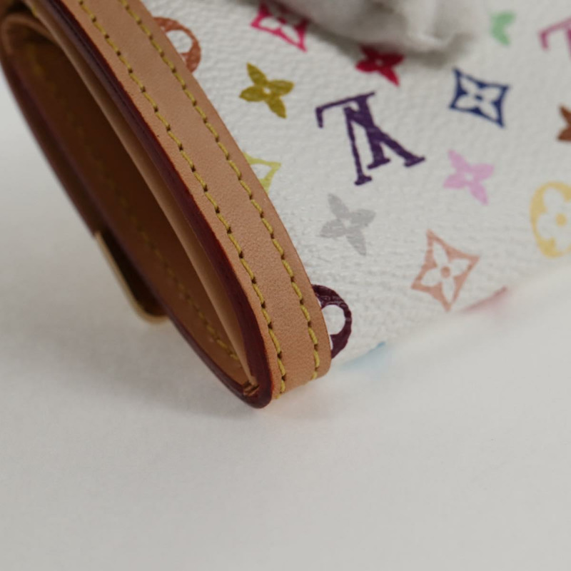 【日本直送】路易威登 多色 Porte Monnaie Pla 皮夾白色 M92657 正品 134887V-14