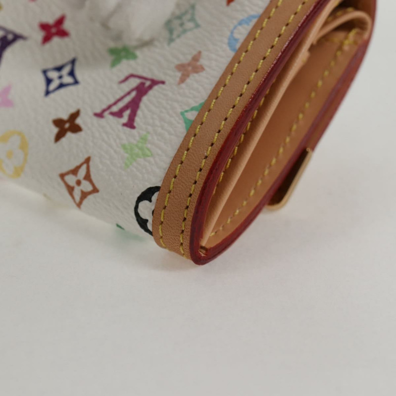 【日本直送】路易威登 多色 Porte Monnaie Pla 皮夾白色 M92657 正品 134887V-15