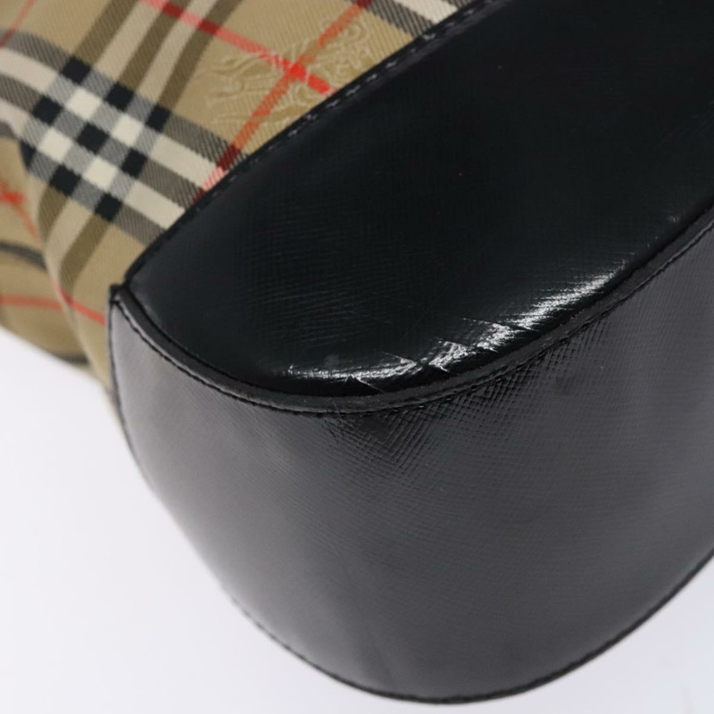 【日本直送】Burberrys Nova 格紋帆布肩背包 米色金色 正品 138108-8