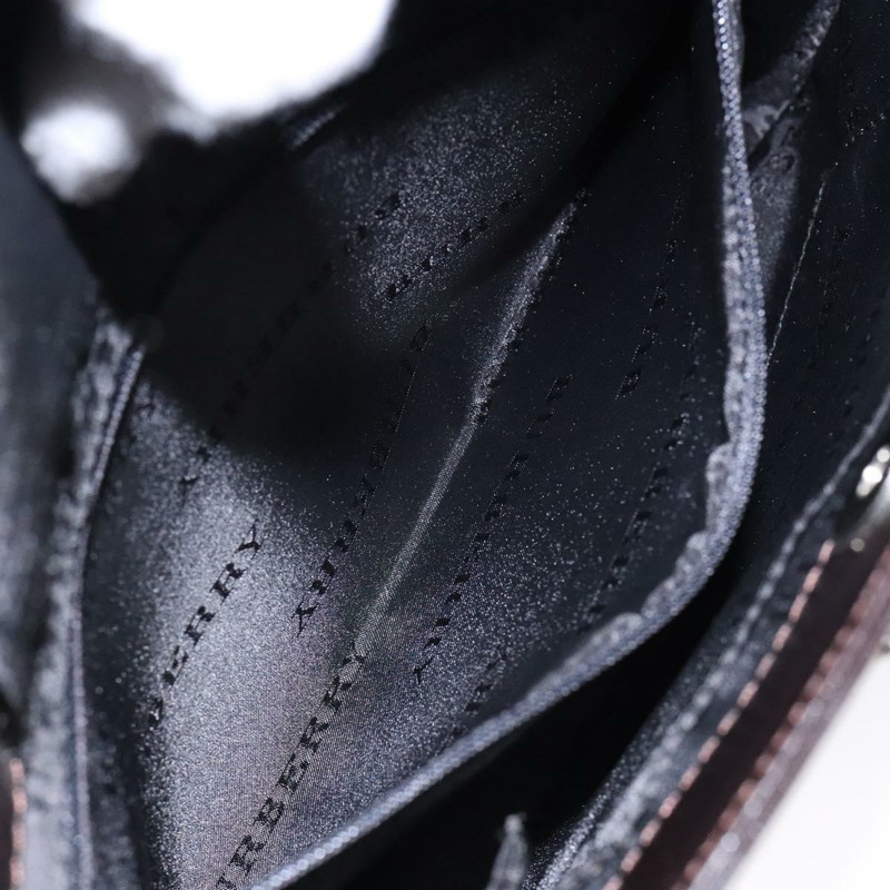 【日本直送】BURBERRY Nova 格紋肩背包 帆布 米色銀色 正品 138176-18