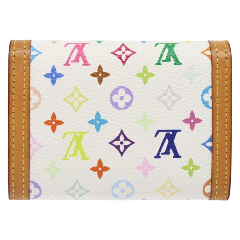 【日本直送】路易威登 多色 Porte Monnaie Pla 零錢包白色 M92657 正品 137227-1