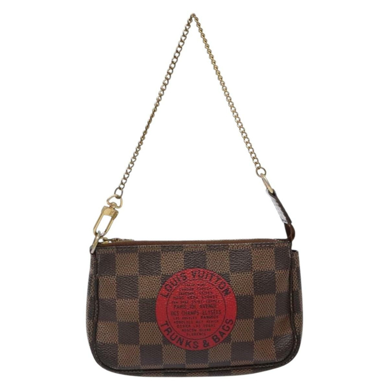 【日本直送】路易威登 Damier Ebene T&B 迷你手拿包配件 N58011 LV 正品 137225-12