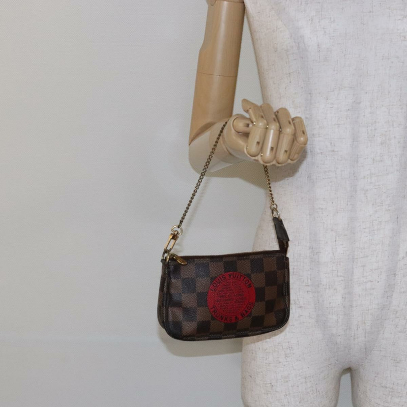 【日本直送】路易威登 Damier Ebene T&B 迷你手拿包配件 N58011 LV 正品 137225-19