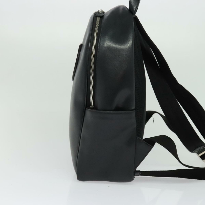 【日本直送】Salvatore Ferragamo Gancini 背包 皮革 黑銀 正品 138252-2