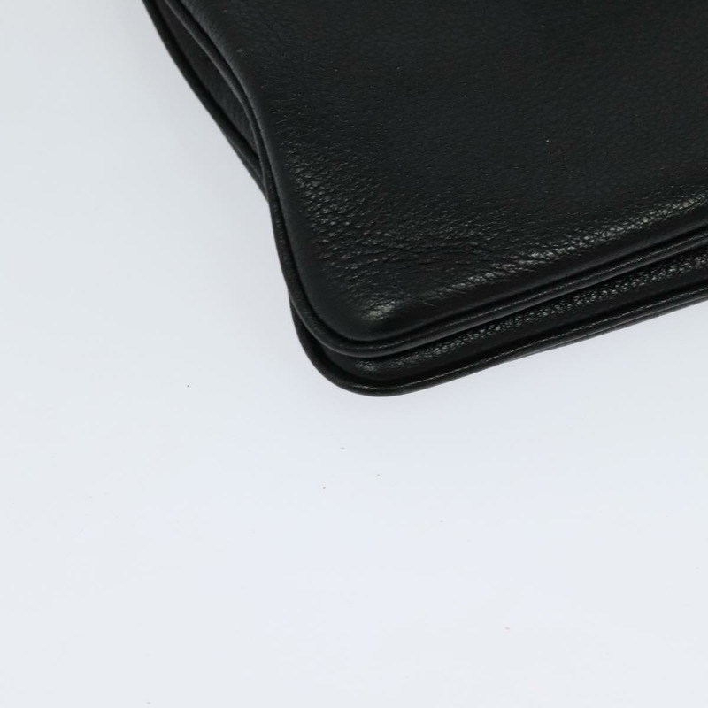 【日本直送】PRADA 單肩包 皮革 黑色 銀色 正品 138225-14