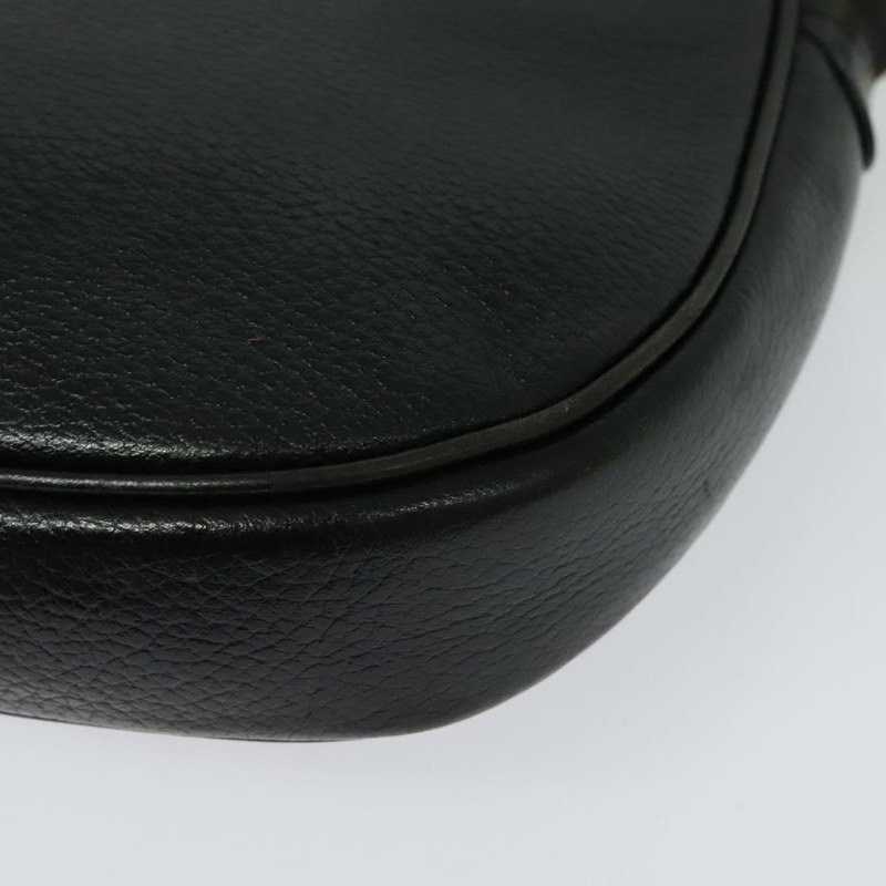 【日本直送】Burberrys 肩背包 皮革 黑金 正品 138243-15