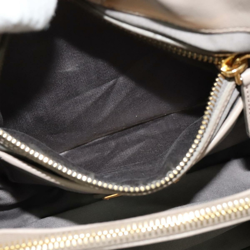 【日本直送】Miu Miu 單肩包 皮革 2way 灰色 金色 正品 138163-10