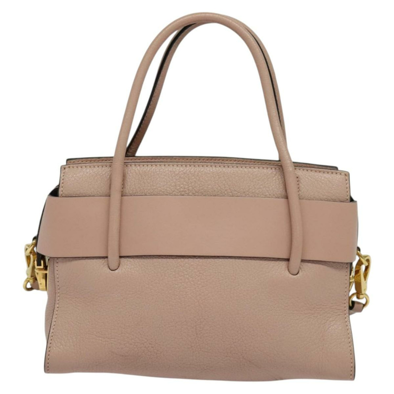 【日本直送】Miu Miu 手提包 皮革 2way 粉金色金色正品 138548-1