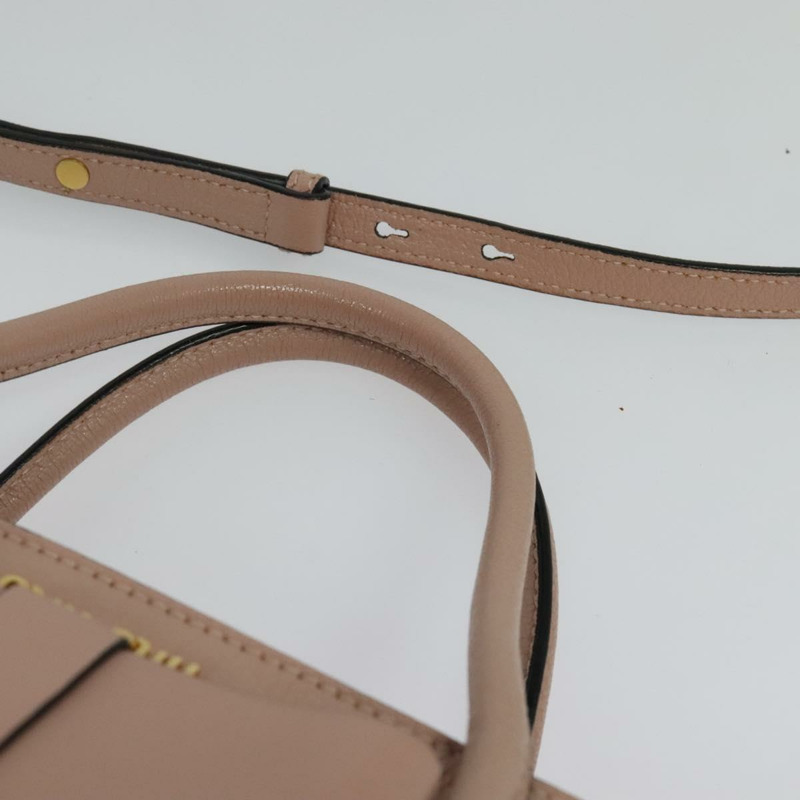 【日本直送】Miu Miu 手提包 皮革 2way 粉金色金色正品 138548-13