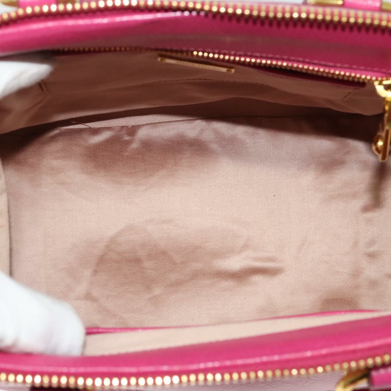 【日本直送】Miu Miu 手提包 皮革 兩用 粉金配色 正品 138545-10