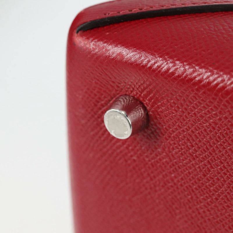 【日本直送】愛馬仕 Maxi Box Cabas 30 手提包 皮革 藍色 銀色 正品 138569V-13