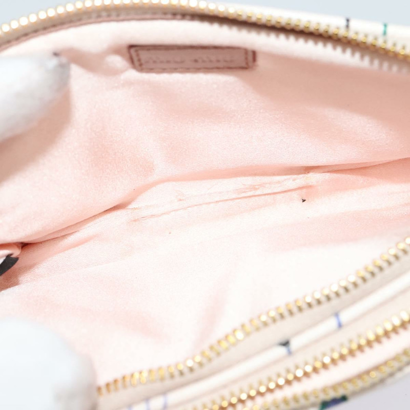 【日本直送】Miu Miu 手提包 皮革 粉紅金 正品 138542-9