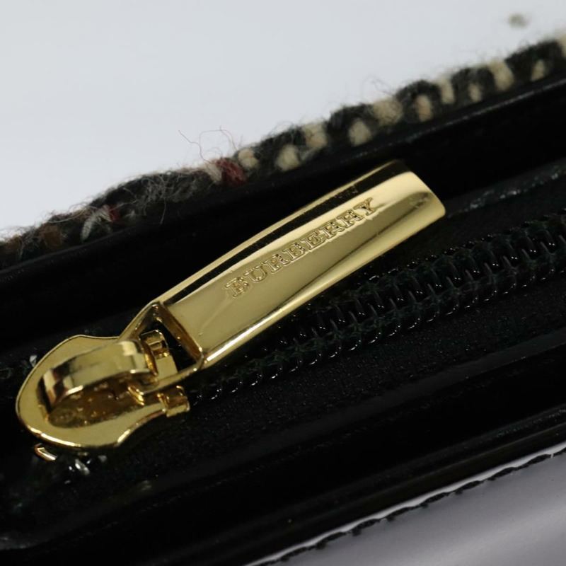 【日本直送】BURBERRY Nova 格紋單肩包 羊毛 棕金色 正品 138465-9