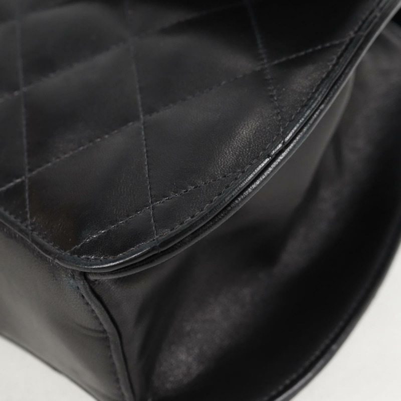 【日本直送】香奈兒鏈條手提包，羊皮材質，黑色銀色雙C標誌，正品編號138566A-14