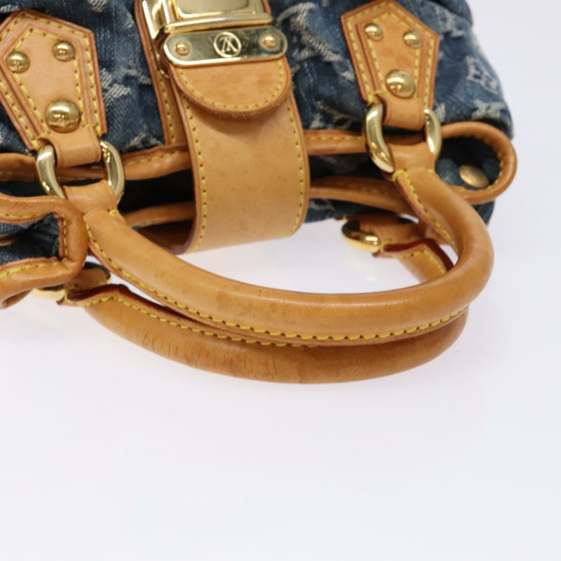 【日本直送】路易威登 Monogram 牛仔布 Preity 手提包 藍色 M95020 LV 授權 139198-6