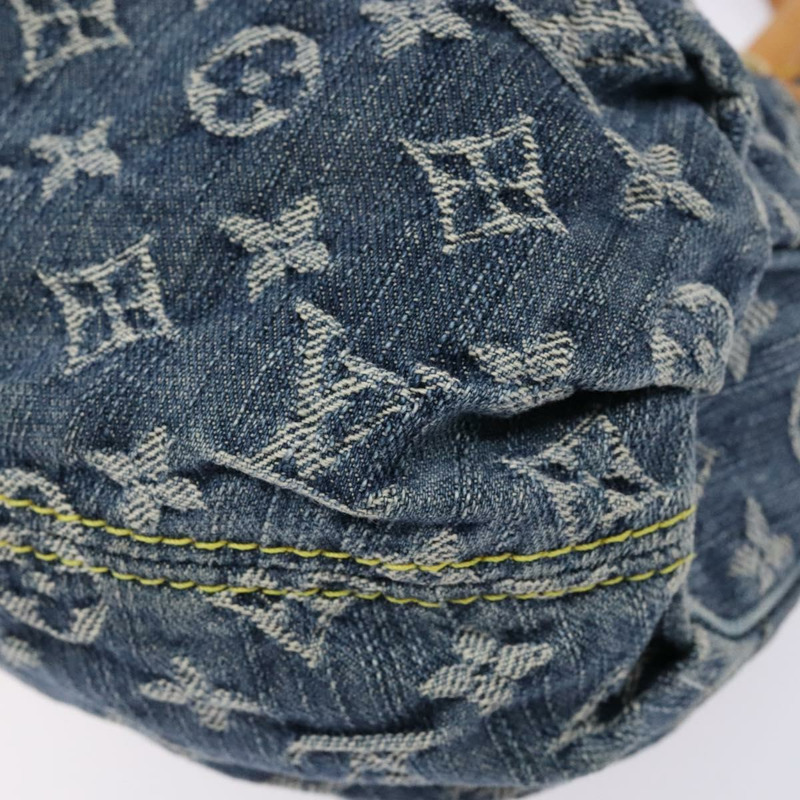 【日本直送】路易威登 Monogram 牛仔布 Preity 手提包 藍色 M95020 LV 授權 139198-8