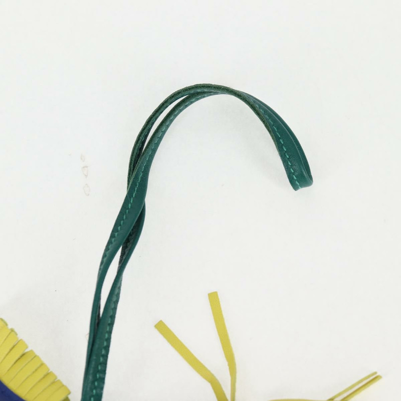 【日本直送】愛馬仕 Rodeo MM 皮革藍色吊飾，正品編號 138575M-7