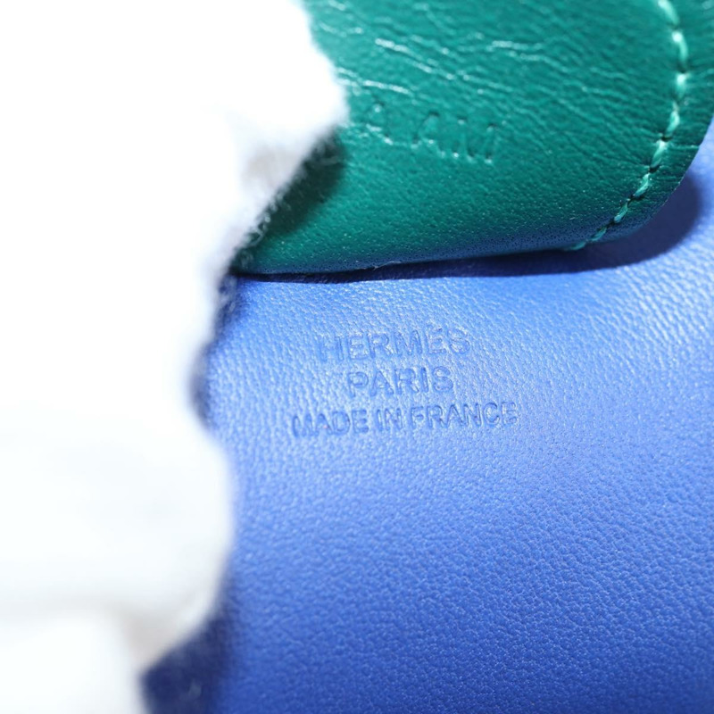 【日本直送】愛馬仕 Rodeo MM 皮革藍色吊飾，正品編號 138575M-11