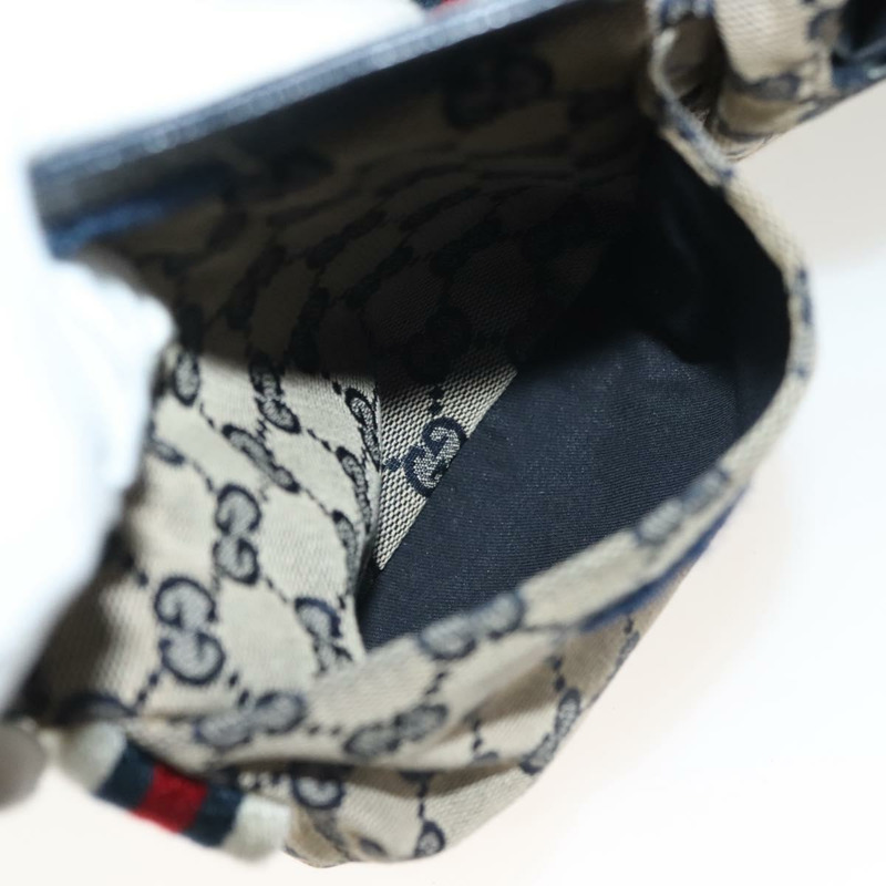 【日本直送】GUCCI GG 帆布雪莉線腰包紅色海軍藍 28566 正品 yk19246-20