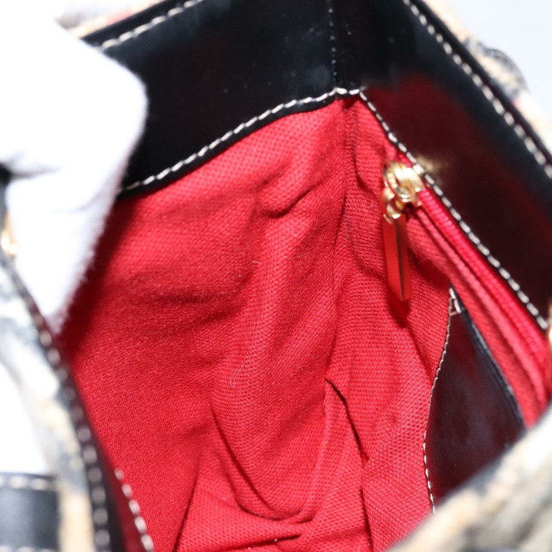 【日本直送】BURBERRY Nova 格紋手提包 羊毛 米色金色 正品 138834-18