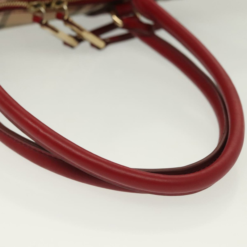 【日本直送】BURBERRY Nova 格紋托特包 PVC 米色金色 正品 138833-6