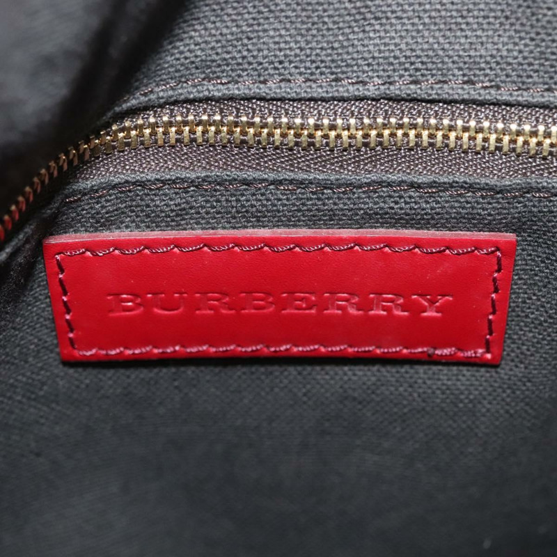 【日本直送】BURBERRY Nova 格紋托特包 PVC 米色金色 正品 138833-16