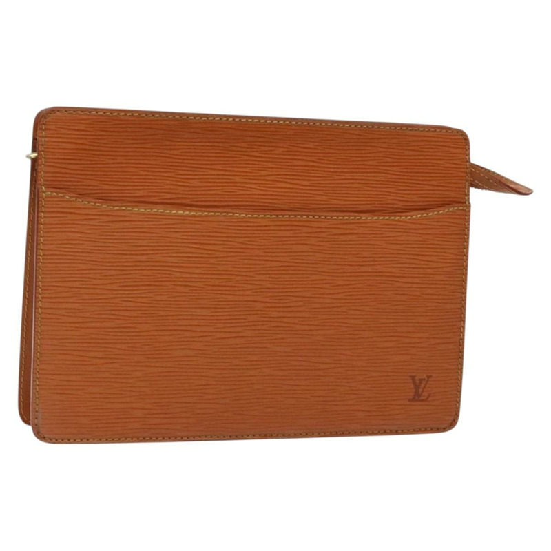 【日本直送】路易威登 Epi Pochette Homme 包棕色 Zipangu 金色 M52528 LV 授權 138621-0