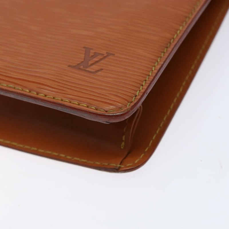 【日本直送】路易威登 Epi Pochette Homme 包棕色 Zipangu 金色 M52528 LV 授權 138621-6