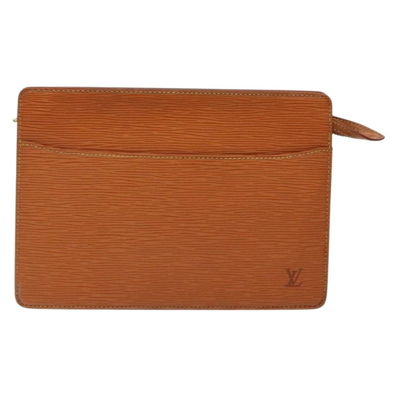 【日本直送】路易威登 Epi Pochette Homme 包棕色 Zipangu 金色 M52528 LV 授權 138621-12