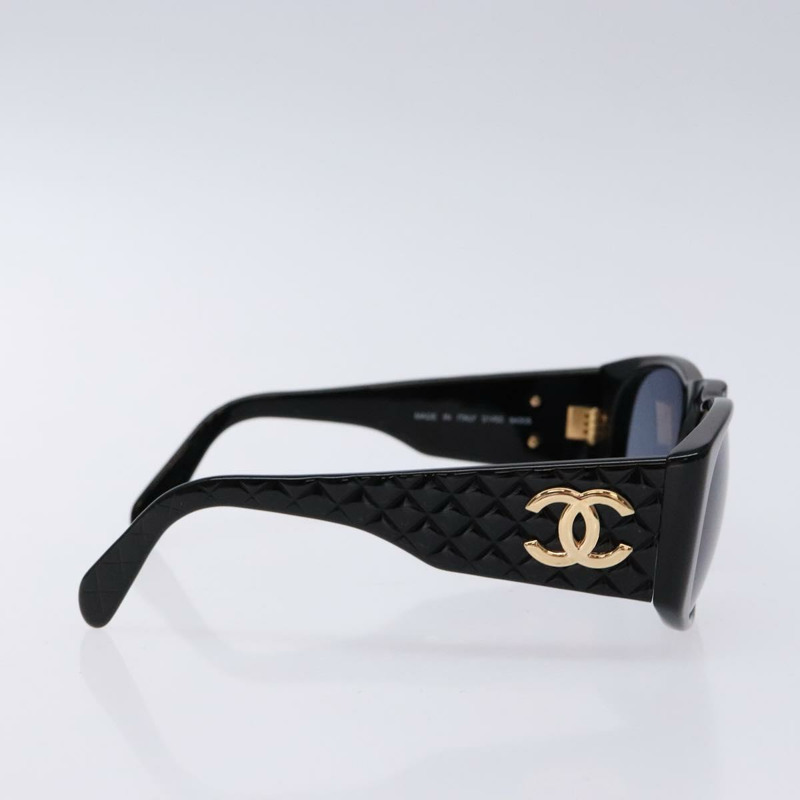 【日本直送】香奈兒太陽眼鏡塑膠黑色 CC 正品 yk19120-4