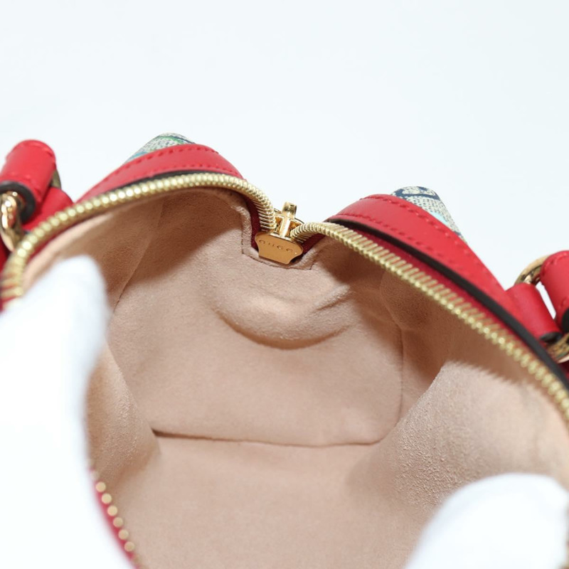 【日本直送】GUCCI GG Supreme Blooms 波士頓包 PVC Outlet 2way 紅金 546312 正品 yk19119A-18