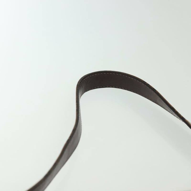 【日本直送】FENDI Zucchino 帆布 Mamma Baguette 包，塗佈帆布，黑色/棕色，正品 139412-7