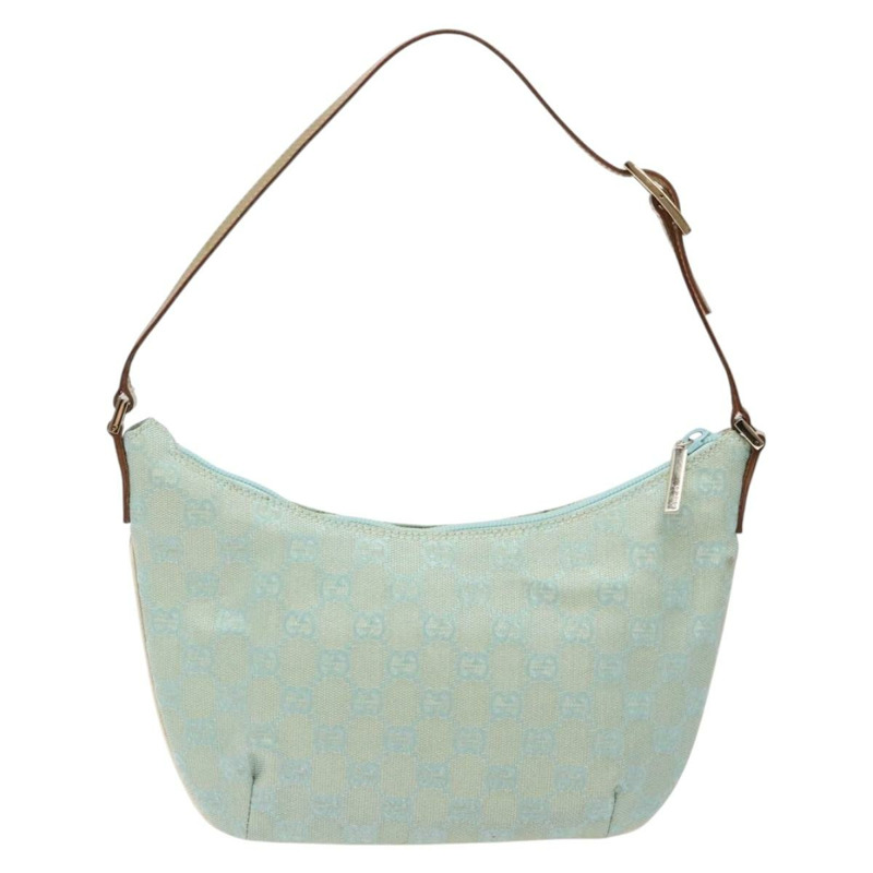 【日本直送】GUCCI GG 帆布配件袋淺藍金色 005 0813 正品 ki5876-1