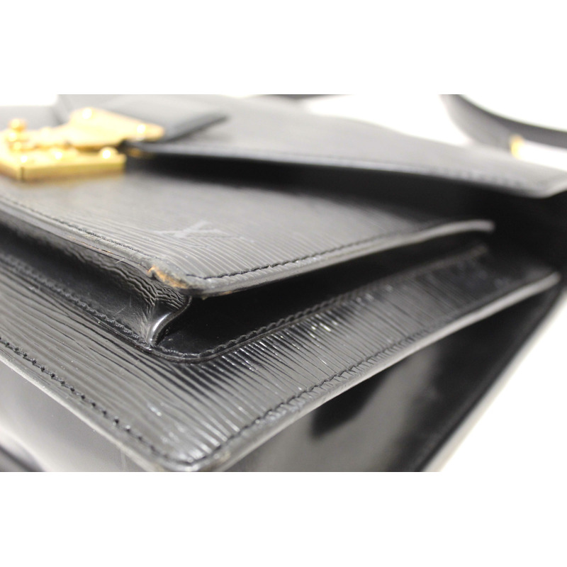 Louis Vuitton Black Epi Leather Monceau Bag-8