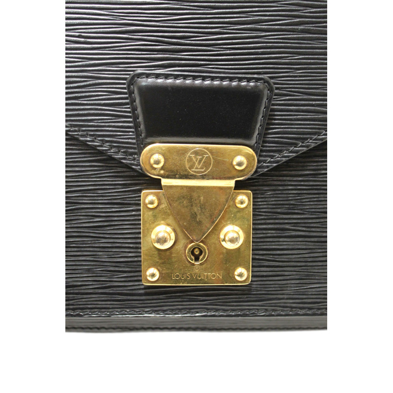 Louis Vuitton Black Epi Leather Monceau Bag-9