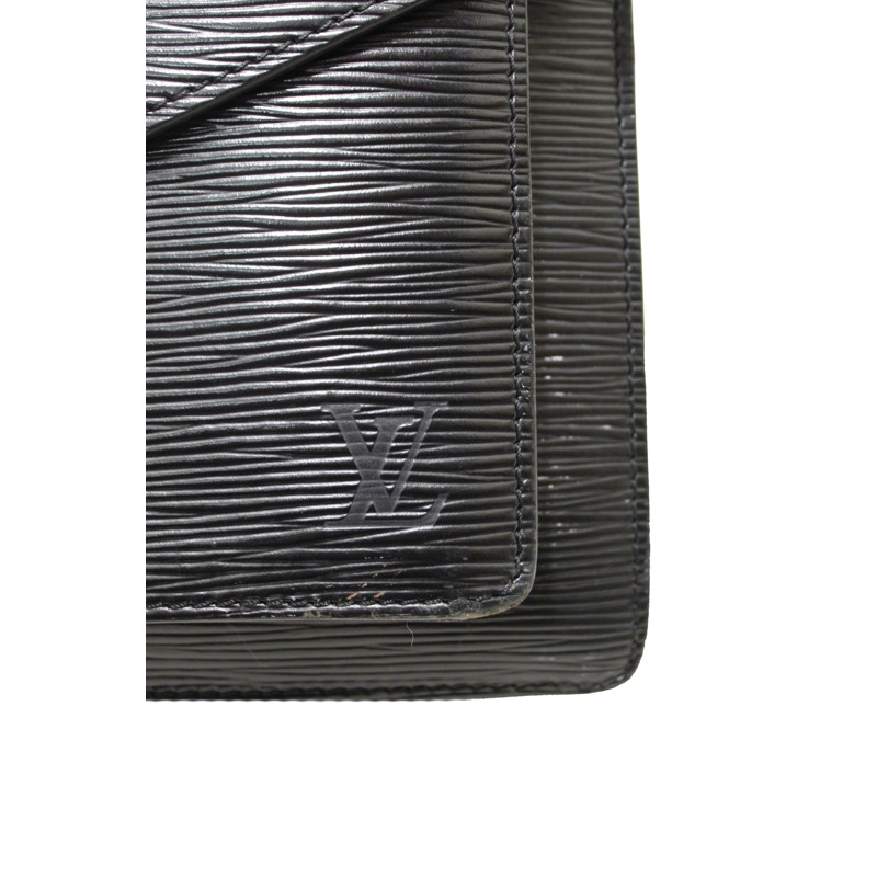 Louis Vuitton Black Epi Leather Monceau Bag-10