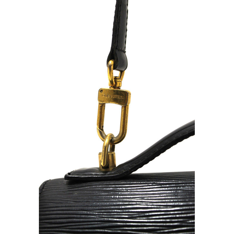 Louis Vuitton Black Epi Leather Monceau Bag-12