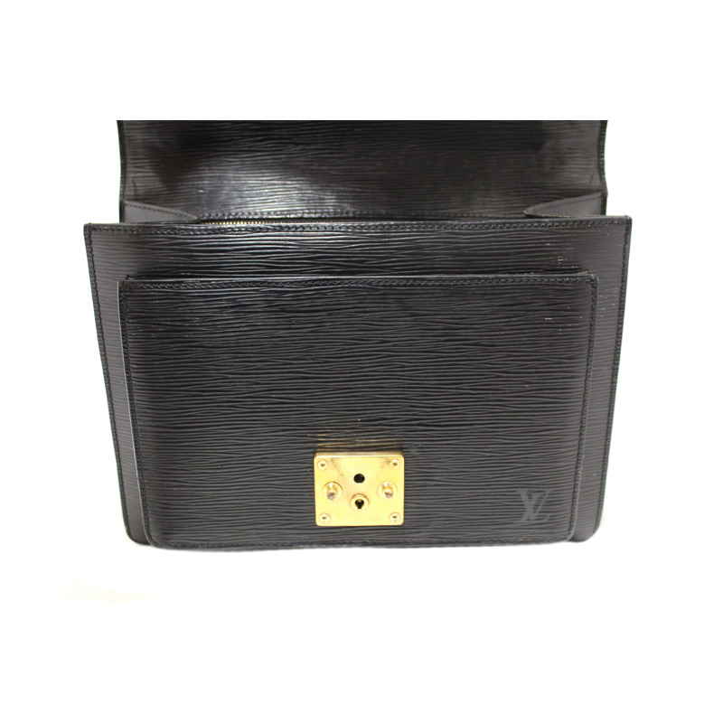 Louis Vuitton Black Epi Leather Monceau Bag-13