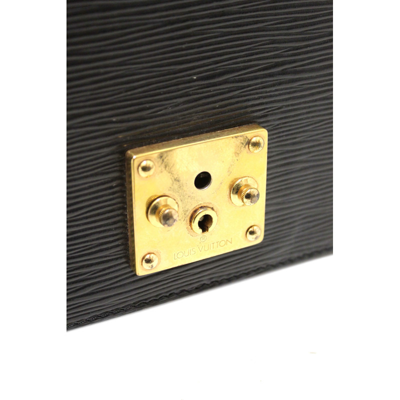 Louis Vuitton Black Epi Leather Monceau Bag-15