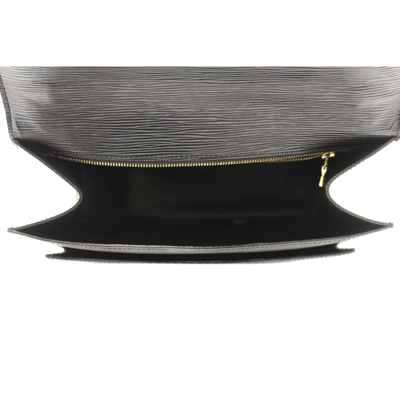 Louis Vuitton Black Epi Leather Monceau Bag-16