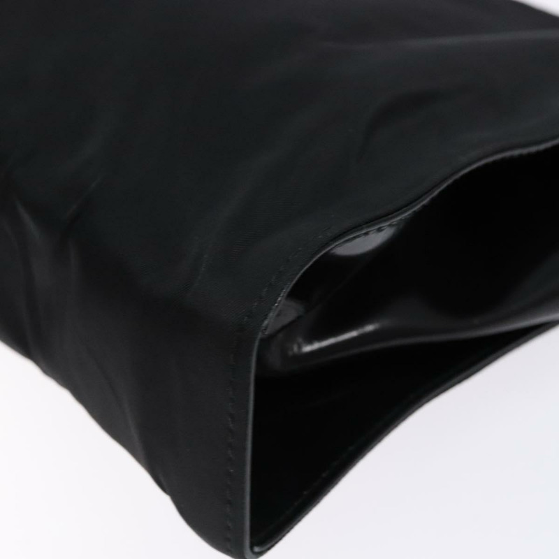 【日本直送】PRADA 單肩包 尼龍琺瑯 黑銀 正品 bs28691-14