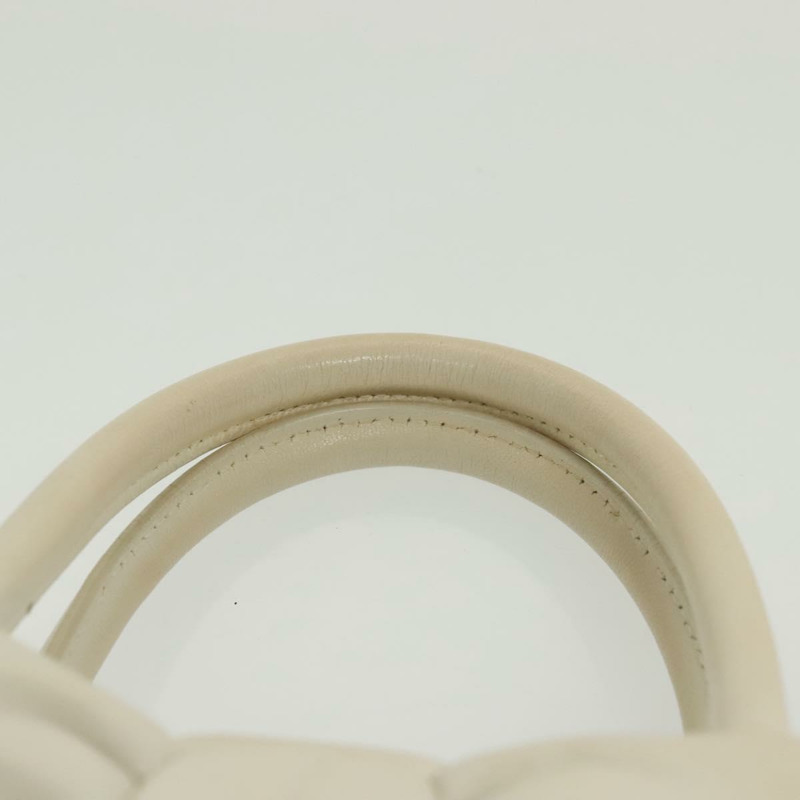 【日本直送】Salvatore Ferragamo Vala 手提包 皮革 白銀 正品 139276-7