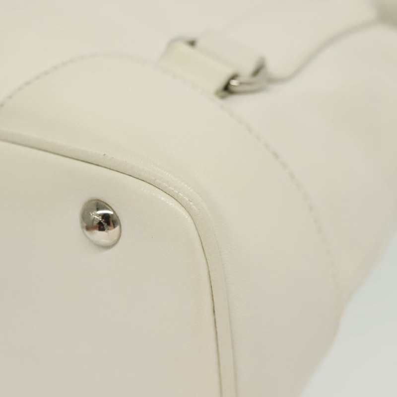 【日本直送】Salvatore Ferragamo Vala 手提包 皮革 白銀 正品 139276-15